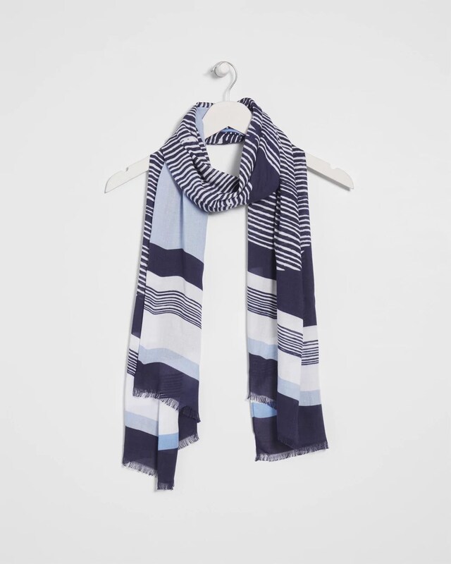 Printed Woven Oblong Scarf - image 1